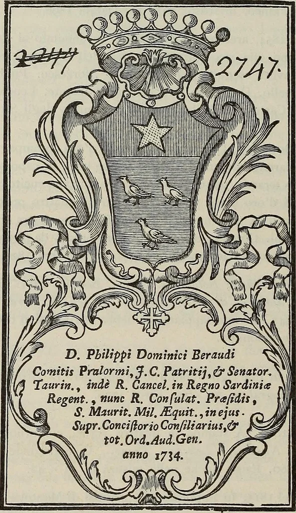 An illustration from Gli ex libris italiani. Con 9 tavole e 233 riproduzioni, delle quali 29 eseguite coi rami o cogli zinchi originali, 1902, leaf 113