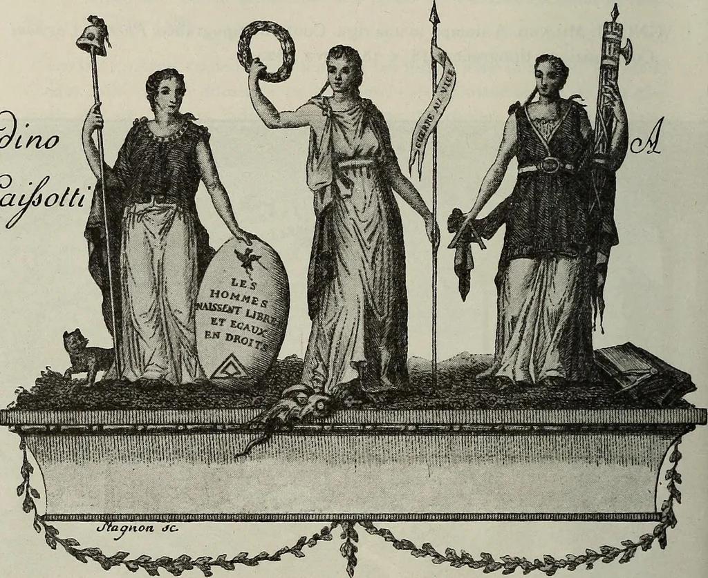 An illustration from Gli ex libris italiani. Con 9 tavole e 233 riproduzioni, delle quali 29 eseguite coi rami o cogli zinchi originali, 1902, leaf 151