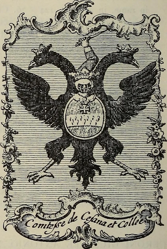 An illustration from Gli ex libris italiani. Con 9 tavole e 233 riproduzioni, delle quali 29 eseguite coi rami o cogli zinchi originali, 1902, leaf 171