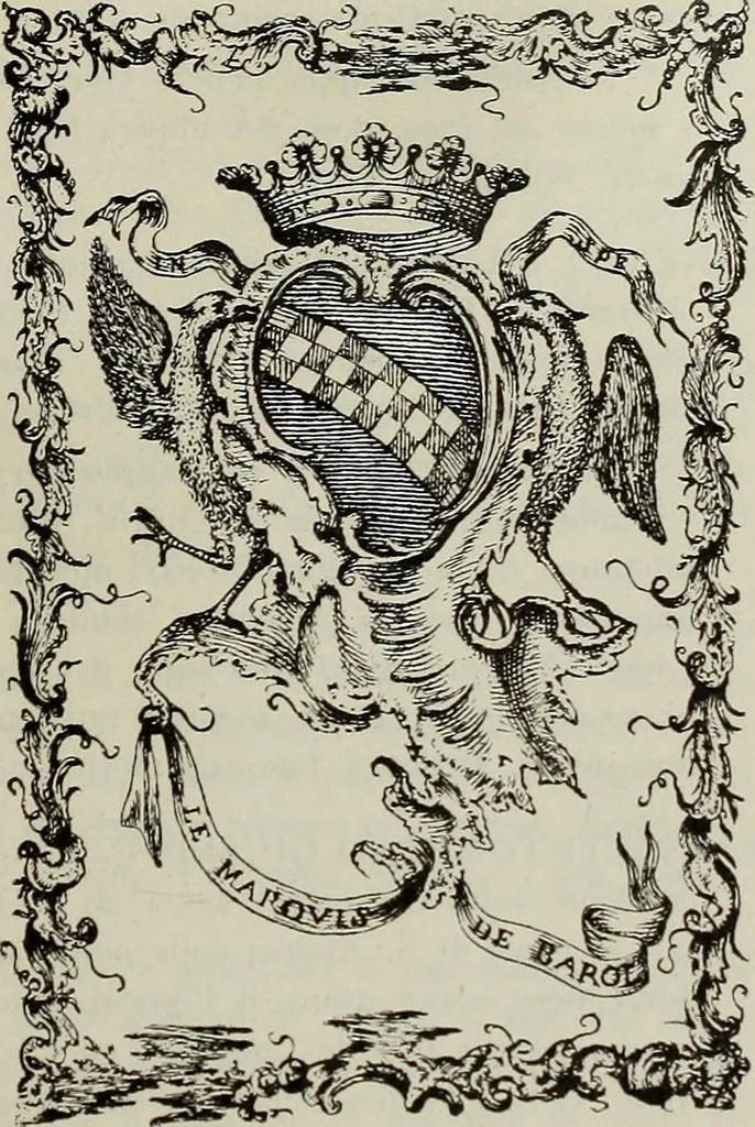 An illustration from Gli ex libris italiani. Con 9 tavole e 233 riproduzioni, delle quali 29 eseguite coi rami o cogli zinchi originali, 1902, leaf 206