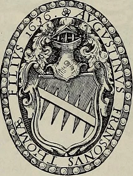 An illustration from Gli ex libris italiani. Con 9 tavole e 233 riproduzioni, delle quali 29 eseguite coi rami o cogli zinchi originali, 1902, leaf 219