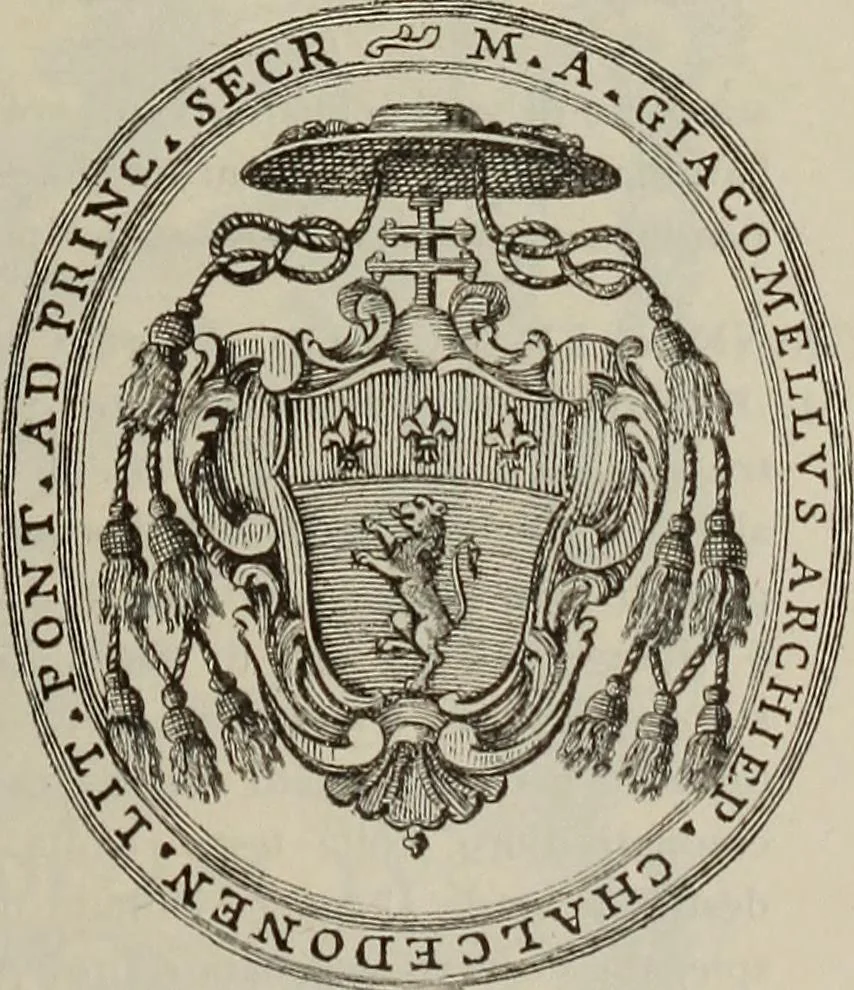 An illustration from Gli ex libris italiani. Con 9 tavole e 233 riproduzioni, delle quali 29 eseguite coi rami o cogli zinchi originali, 1902, leaf 230