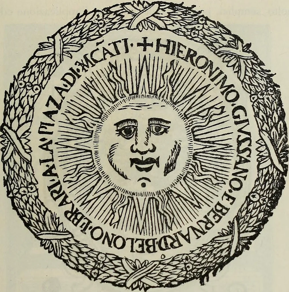 An illustration from Gli ex libris italiani. Con 9 tavole e 233 riproduzioni, delle quali 29 eseguite coi rami o cogli zinchi originali, 1902, leaf 24