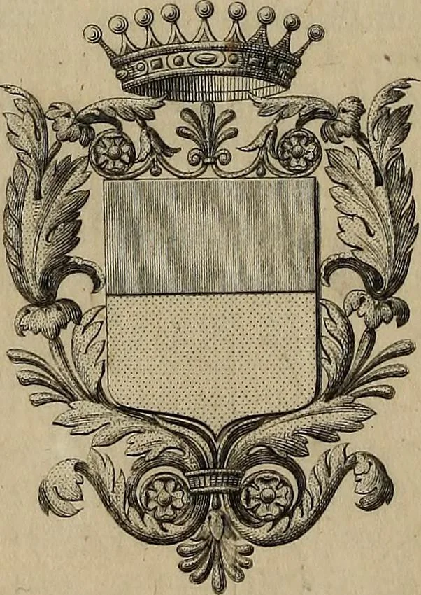 An illustration from Gli ex libris italiani. Con 9 tavole e 233 riproduzioni, delle quali 29 eseguite coi rami o cogli zinchi originali, 1902, leaf 253