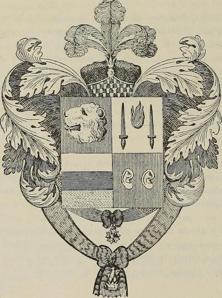 An illustration from Gli ex libris italiani. Con 9 tavole e 233 riproduzioni, delle quali 29 eseguite coi rami o cogli zinchi originali, 1902, leaf 257