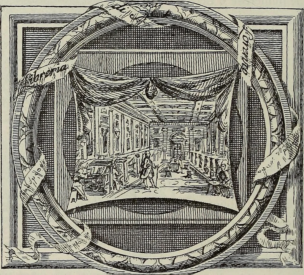 An illustration from Gli ex libris italiani. Con 9 tavole e 233 riproduzioni, delle quali 29 eseguite coi rami o cogli zinchi originali, 1902, leaf 29