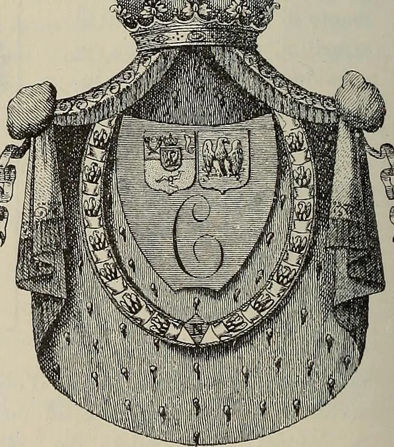 An illustration from Gli ex libris italiani. Con 9 tavole e 233 riproduzioni, delle quali 29 eseguite coi rami o cogli zinchi originali, 1902, leaf 293