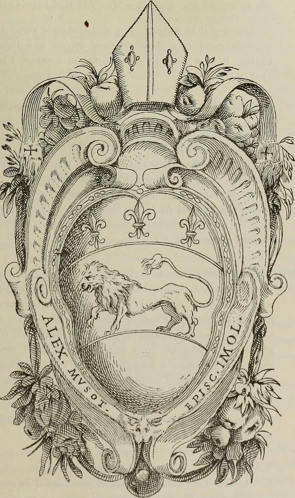 An illustration from Gli ex libris italiani. Con 9 tavole e 233 riproduzioni, delle quali 29 eseguite coi rami o cogli zinchi originali, 1902, leaf 296
