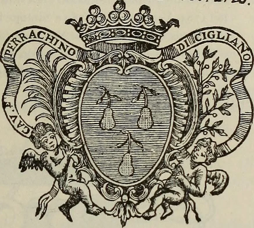 An illustration from Gli ex libris italiani. Con 9 tavole e 233 riproduzioni, delle quali 29 eseguite coi rami o cogli zinchi originali, 1902, leaf 316