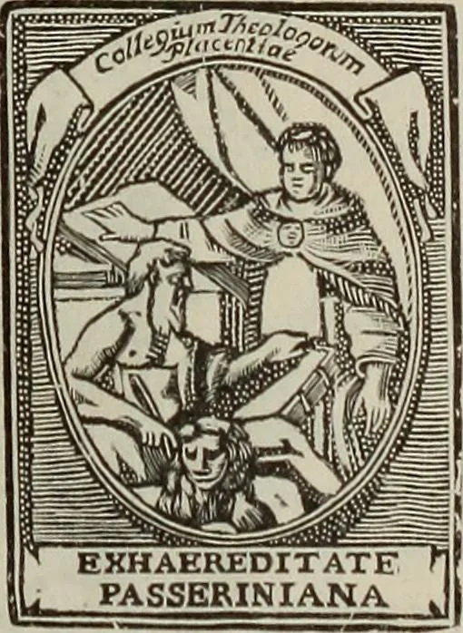 An illustration from Gli ex libris italiani. Con 9 tavole e 233 riproduzioni, delle quali 29 eseguite coi rami o cogli zinchi originali, 1902, leaf 320