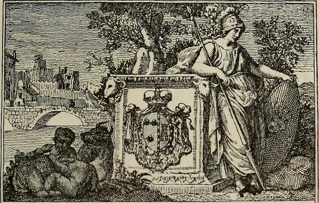 An illustration from Gli ex libris italiani. Con 9 tavole e 233 riproduzioni, delle quali 29 eseguite coi rami o cogli zinchi originali, 1902, leaf 324