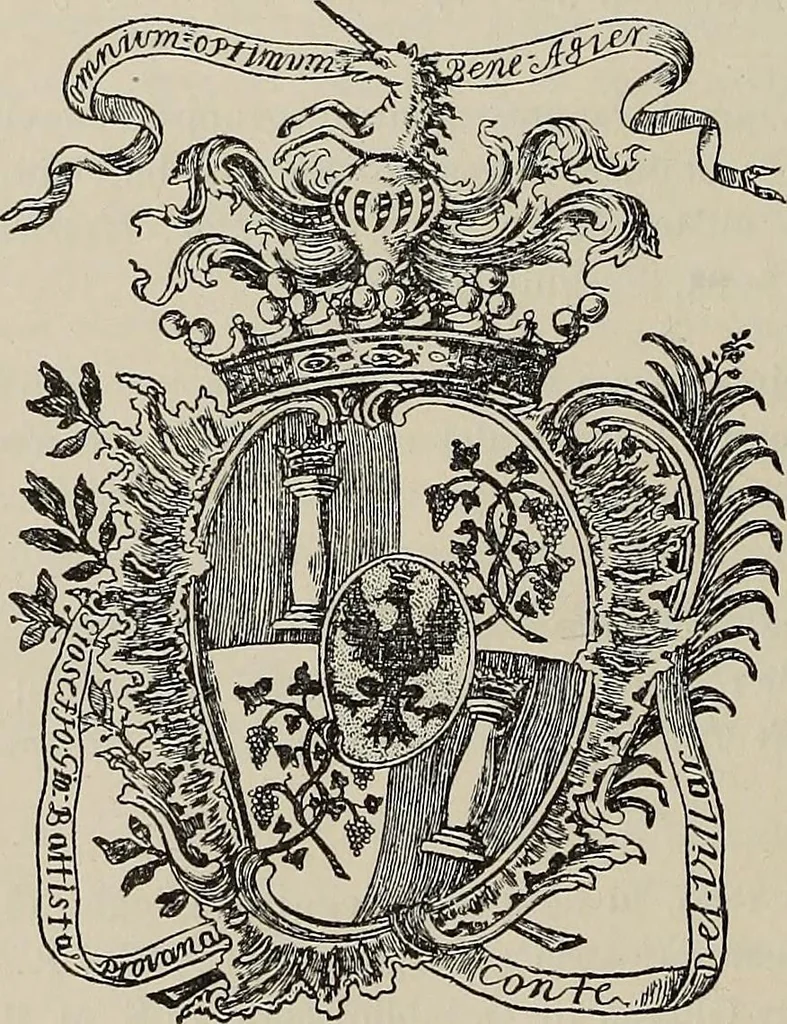 An illustration from Gli ex libris italiani. Con 9 tavole e 233 riproduzioni, delle quali 29 eseguite coi rami o cogli zinchi originali, 1902, leaf 333