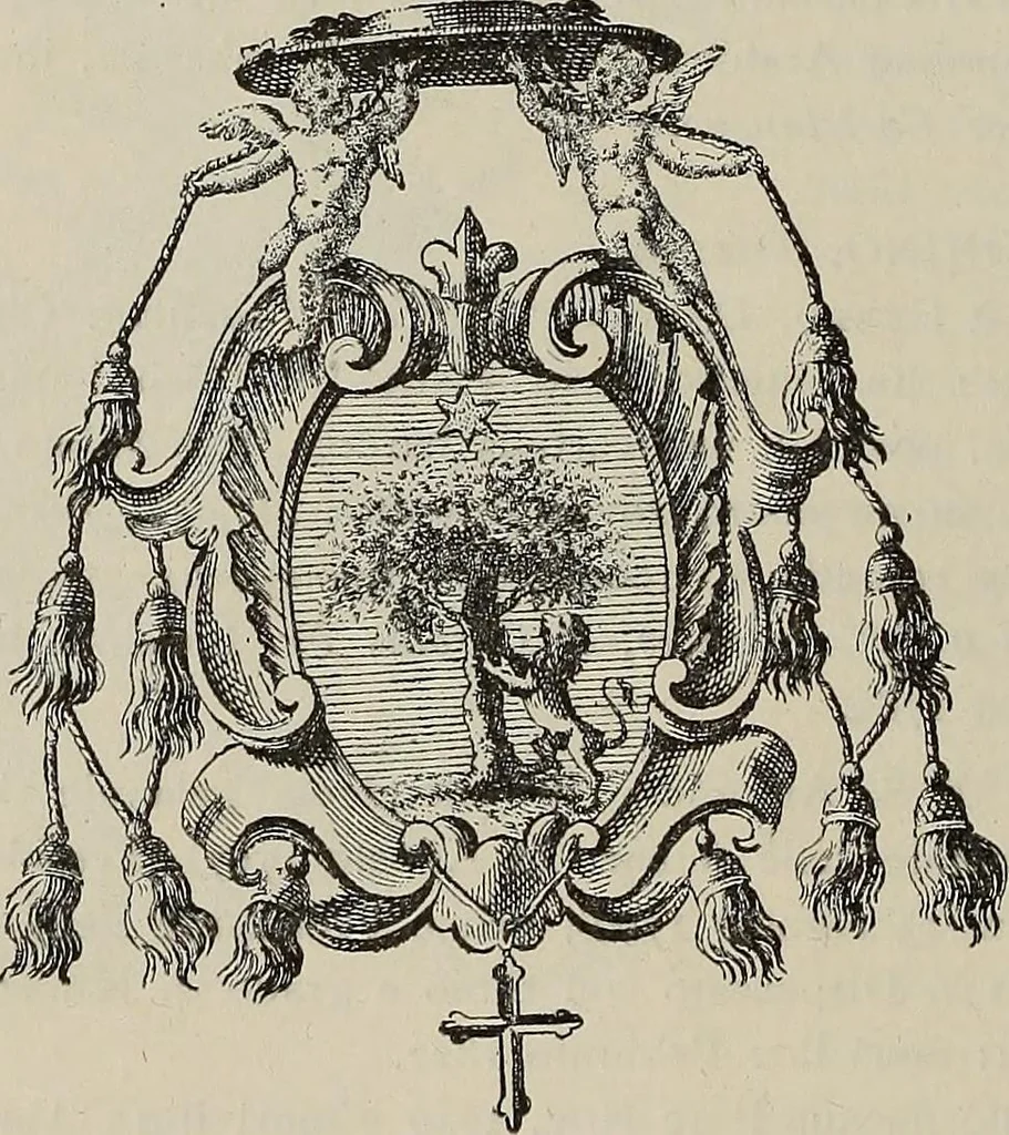 An illustration from Gli ex libris italiani. Con 9 tavole e 233 riproduzioni, delle quali 29 eseguite coi rami o cogli zinchi originali, 1902, leaf 335