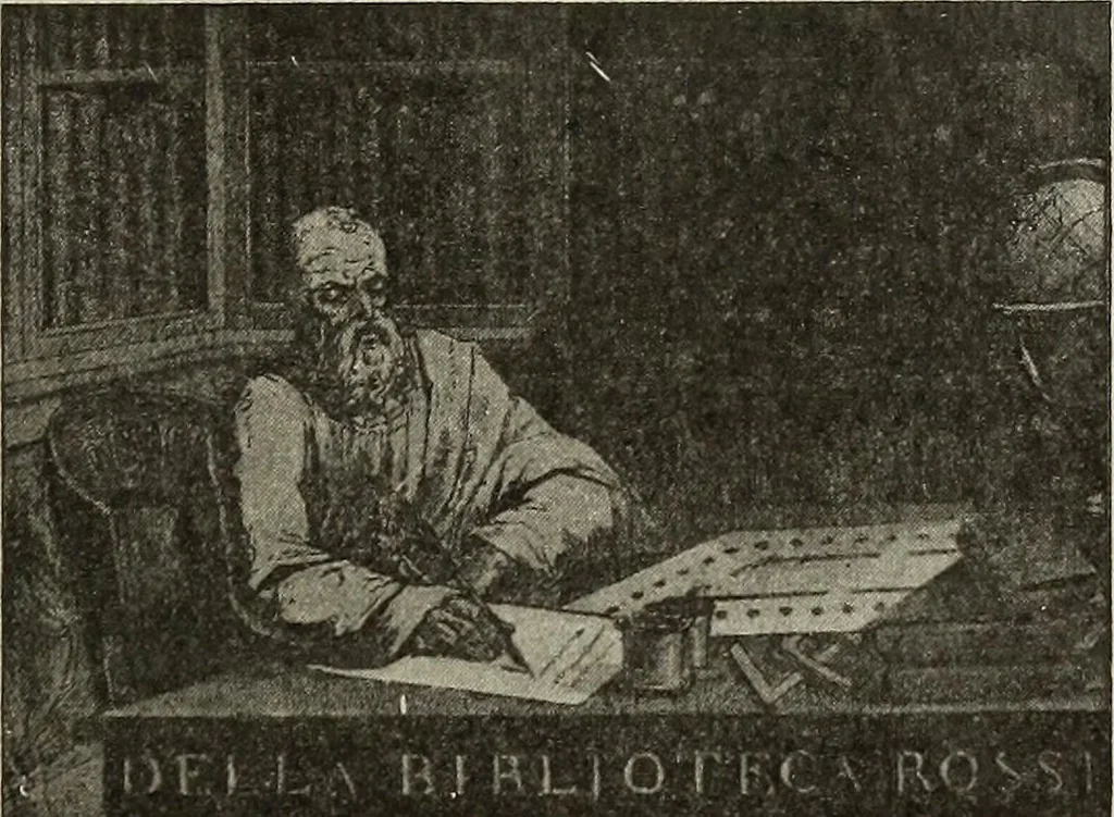 An illustration from Gli ex libris italiani. Con 9 tavole e 233 riproduzioni, delle quali 29 eseguite coi rami o cogli zinchi originali, 1902, leaf 350