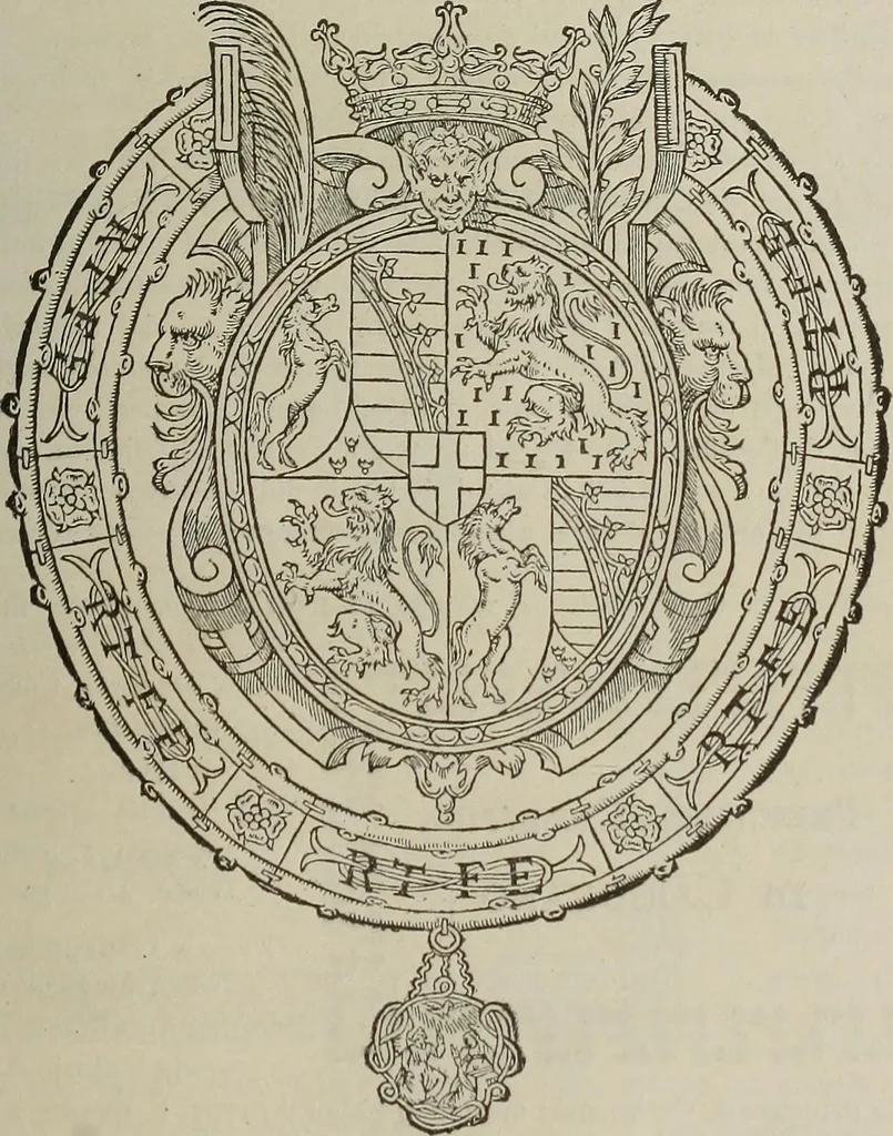 An illustration from Gli ex libris italiani. Con 9 tavole e 233 riproduzioni, delle quali 29 eseguite coi rami o cogli zinchi originali, 1902, leaf 364