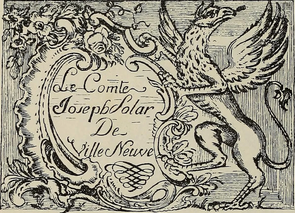 An illustration from Gli ex libris italiani. Con 9 tavole e 233 riproduzioni, delle quali 29 eseguite coi rami o cogli zinchi originali, 1902, leaf 381