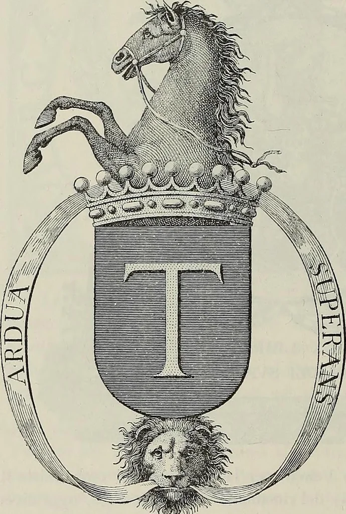 An illustration from Gli ex libris italiani. Con 9 tavole e 233 riproduzioni, delle quali 29 eseguite coi rami o cogli zinchi originali, 1902, leaf 391