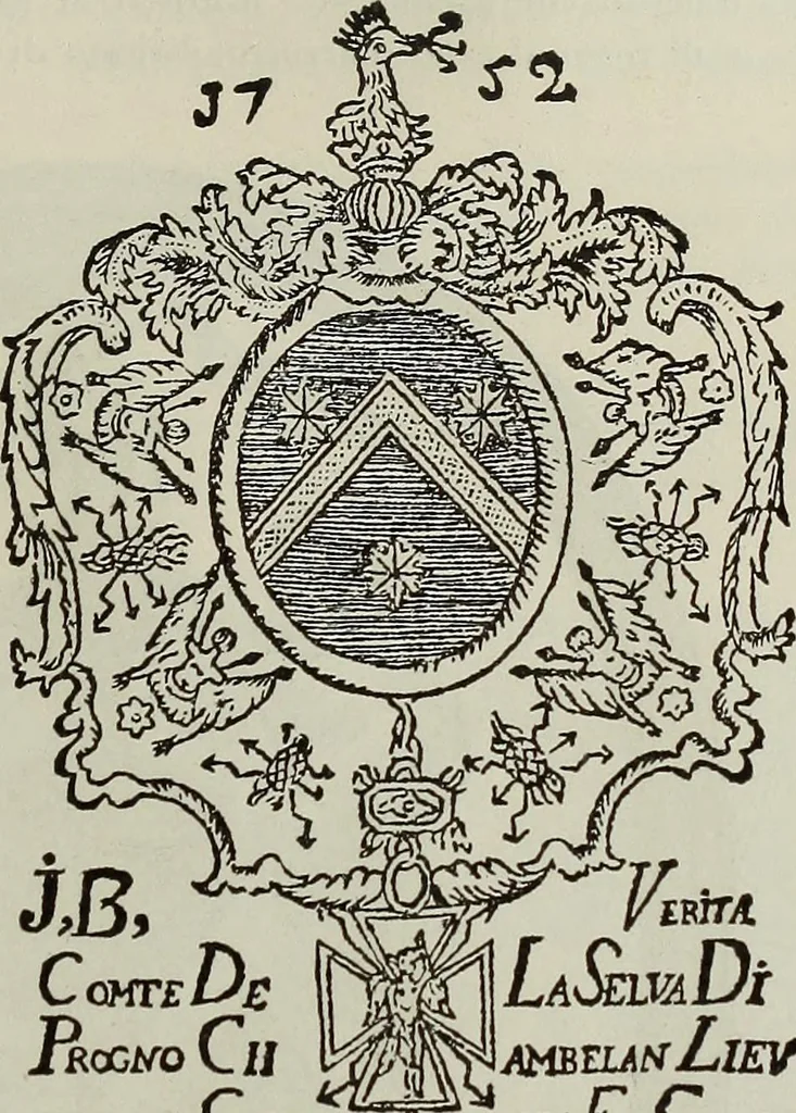 An illustration from Gli ex libris italiani. Con 9 tavole e 233 riproduzioni, delle quali 29 eseguite coi rami o cogli zinchi originali, 1902, leaf 424