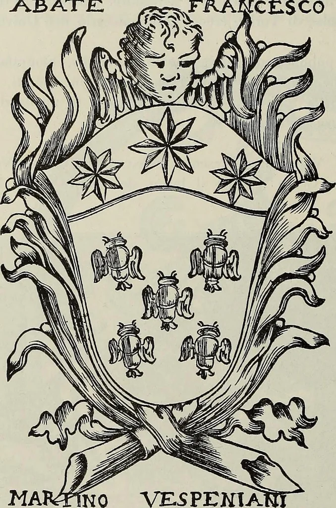 An illustration from Gli ex libris italiani. Con 9 tavole e 233 riproduzioni, delle quali 29 eseguite coi rami o cogli zinchi originali, 1902, leaf 427
