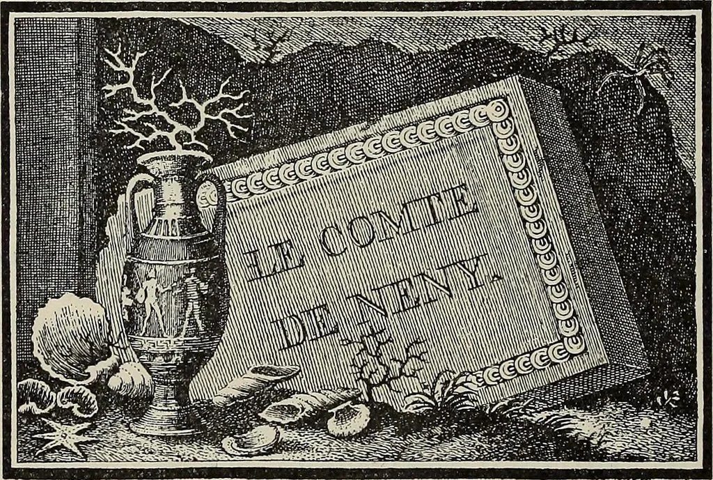 An illustration from Gli ex libris italiani. Con 9 tavole e 233 riproduzioni, delle quali 29 eseguite coi rami o cogli zinchi originali, 1902, leaf 453
