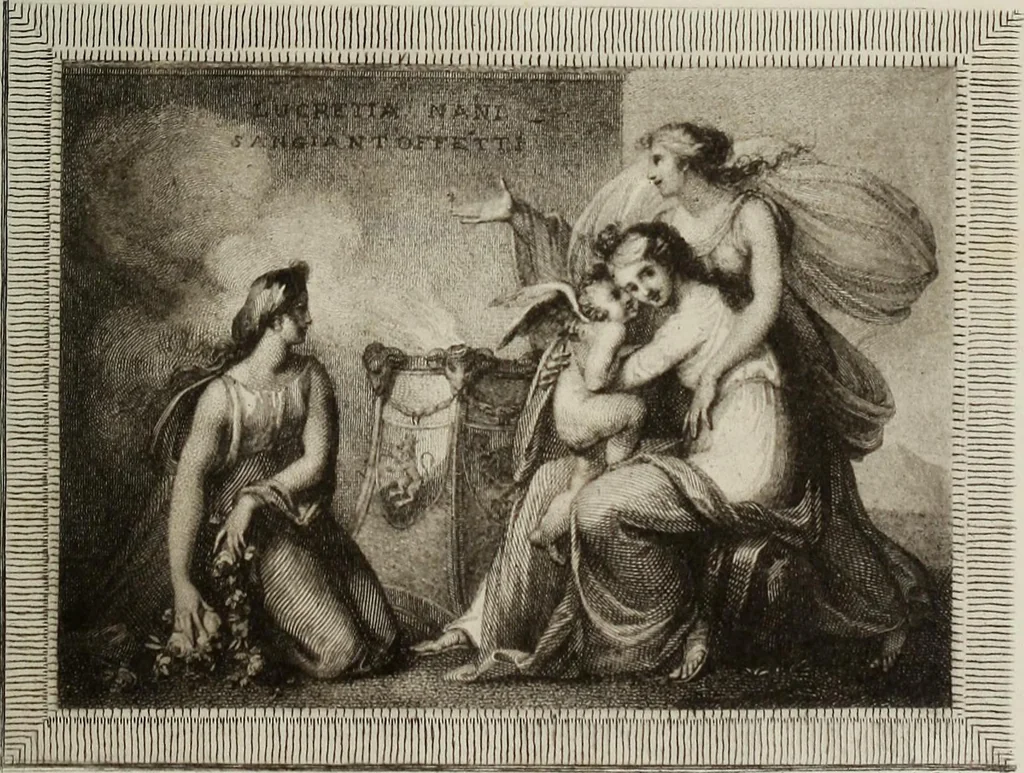 An illustration from Gli ex libris italiani. Con 9 tavole e 233 riproduzioni, delle quali 29 eseguite coi rami o cogli zinchi originali, 1902, leaf 62