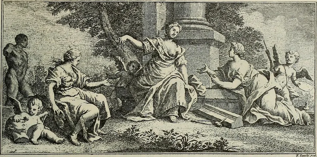 An illustration from Gli ex libris italiani. Con 9 tavole e 233 riproduzioni, delle quali 29 eseguite coi rami o cogli zinchi originali, 1902, leaf 84