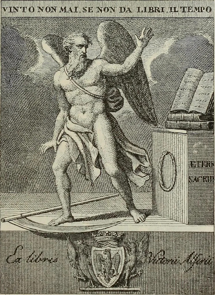 An illustration from Gli ex libris italiani. Con 9 tavole e 233 riproduzioni, delle quali 29 eseguite coi rami o cogli zinchi originali, 1902, leaf 88