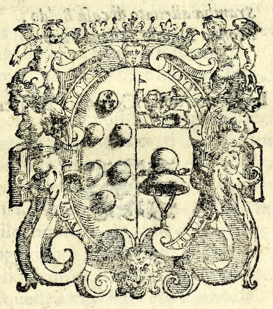 An illustration from Gli incantesimi : comedia, 1585, leaf 5