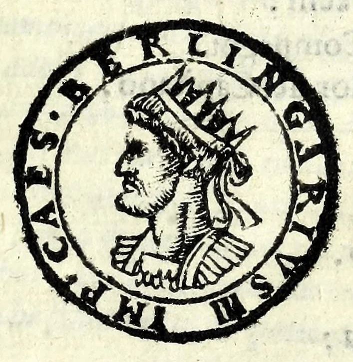 An illustration from Gli inganni : comedia, 1587, leaf 5