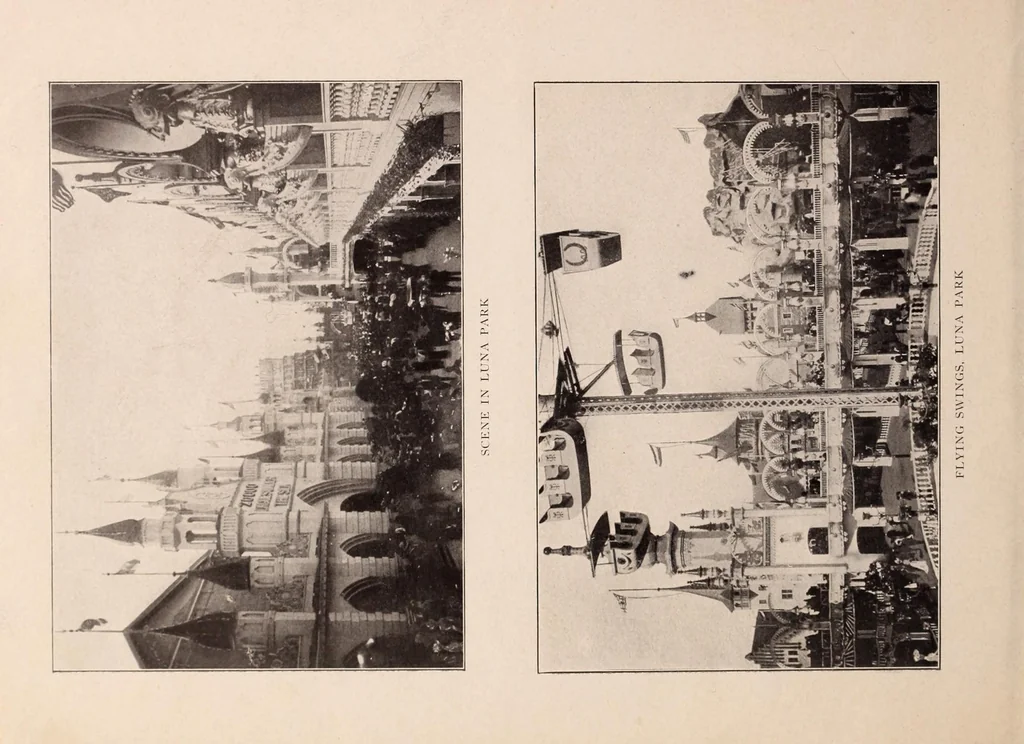 An illustration from Glimpses of the new Coney Island : America's most popular pleasure resort; reproduced from best and latest photographs., 1904, leaf 16