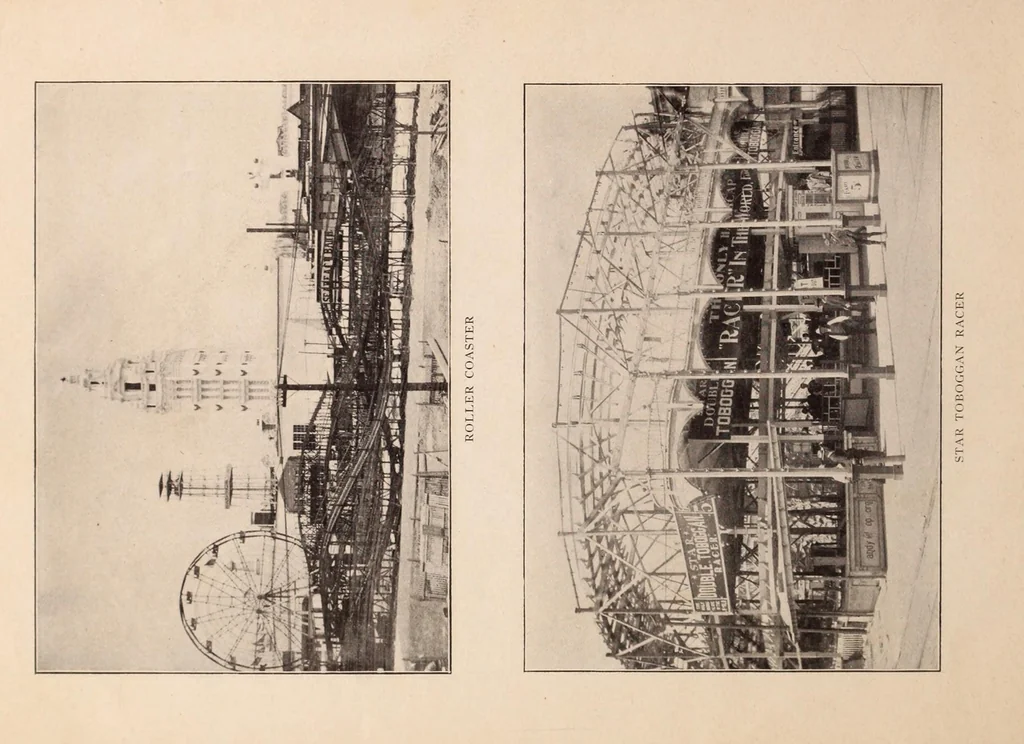 An illustration from Glimpses of the new Coney Island : America's most popular pleasure resort; reproduced from best and latest photographs., 1904, leaf 18
