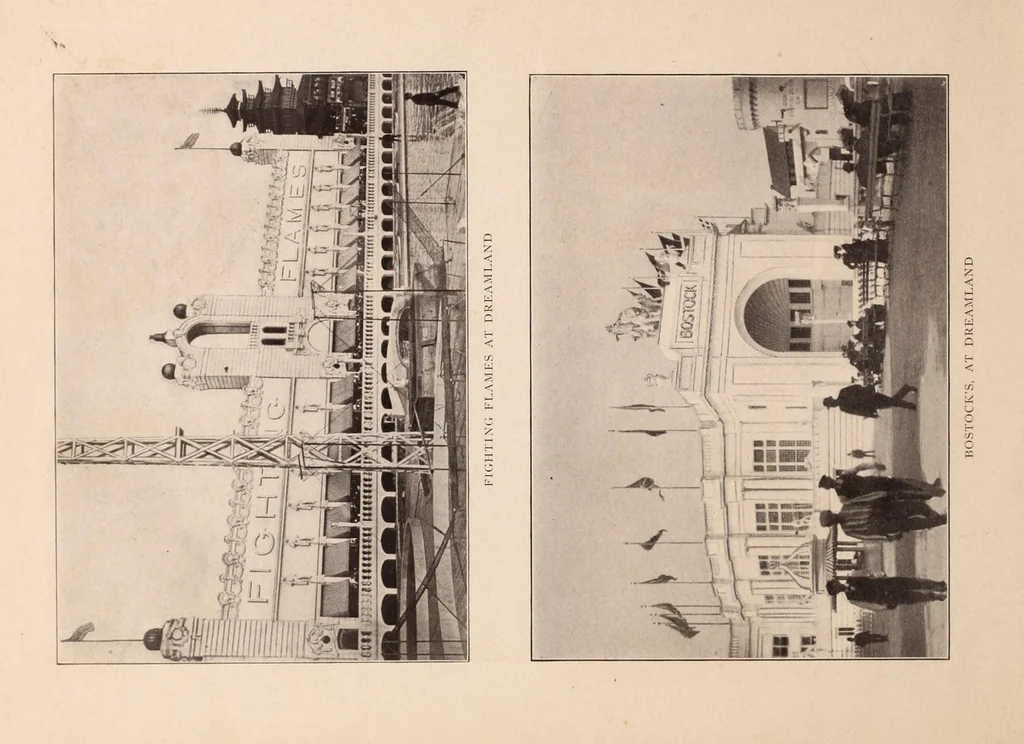 An illustration from Glimpses of the new Coney Island : America's most popular pleasure resort; reproduced from best and latest photographs., 1904, leaf 22