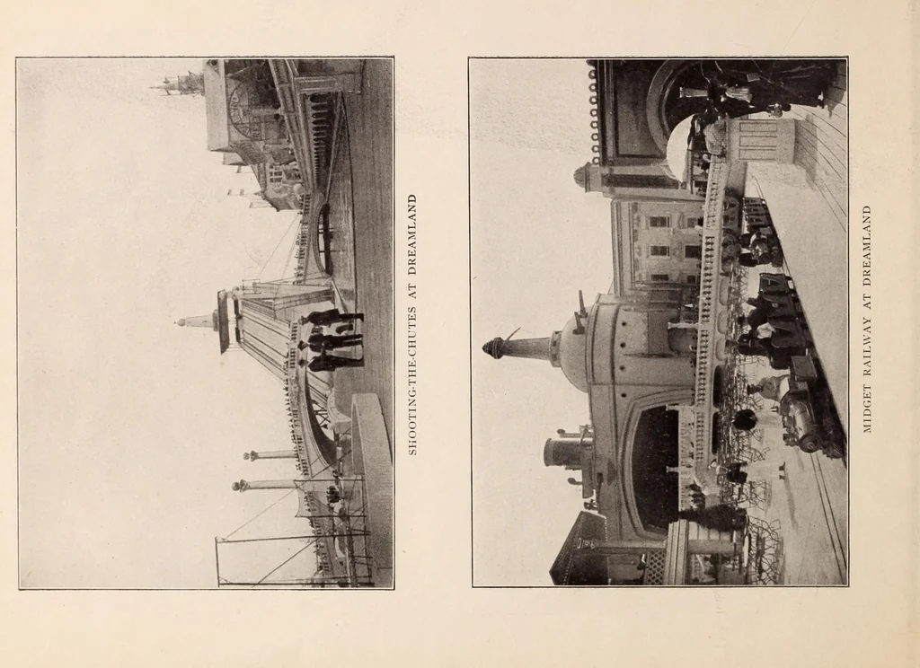 An illustration from Glimpses of the new Coney Island : America's most popular pleasure resort; reproduced from best and latest photographs., 1904, leaf 24