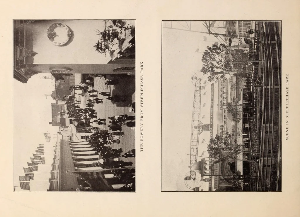 An illustration from Glimpses of the new Coney Island : America's most popular pleasure resort; reproduced from best and latest photographs., 1904, leaf 8