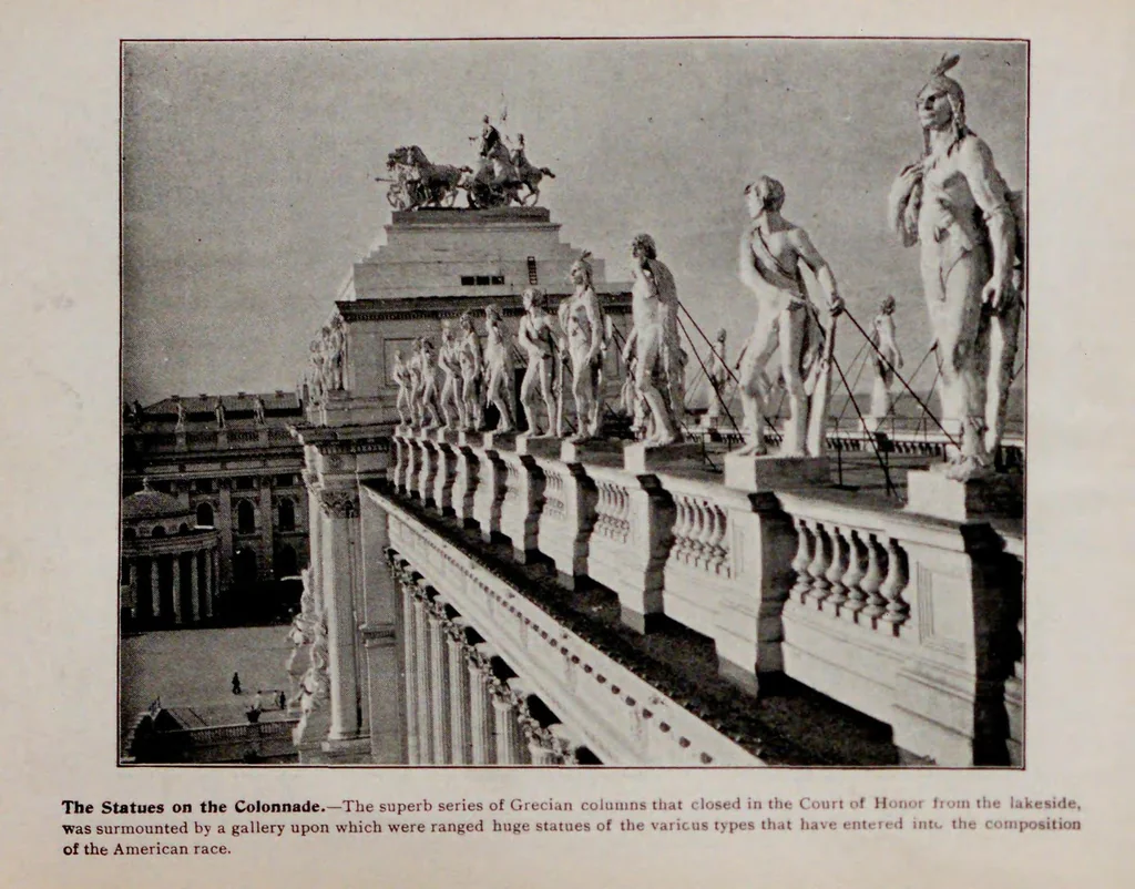 An illustration from Glimpses of The Rainbow City, Pan-American Exposition, at Buffalo : ... also views of Paris Exposition, 1900, and of The White City, Chicago, 1893, 1901, leaf 134