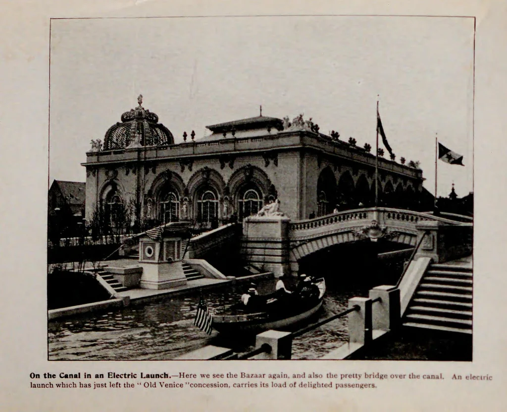 An illustration from Glimpses of The Rainbow City, Pan-American Exposition, at Buffalo : ... also views of Paris Exposition, 1900, and of The White City, Chicago, 1893, 1901, leaf 50