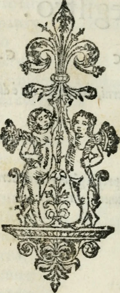An illustration from Gl'inganni comedia, 1562, leaf 107