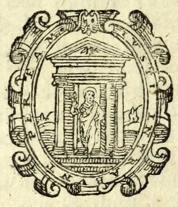 An illustration from Gl'ingivsti sdegni : comedia, 1607, leaf 5