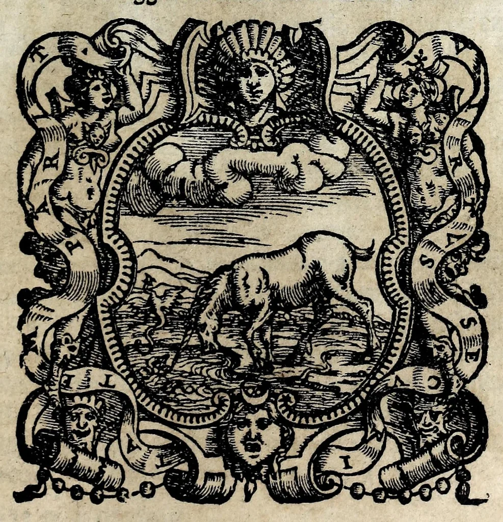 An illustration from Gli ultimi qvattro libri dell'historie d'Italia, 1572, leaf 3