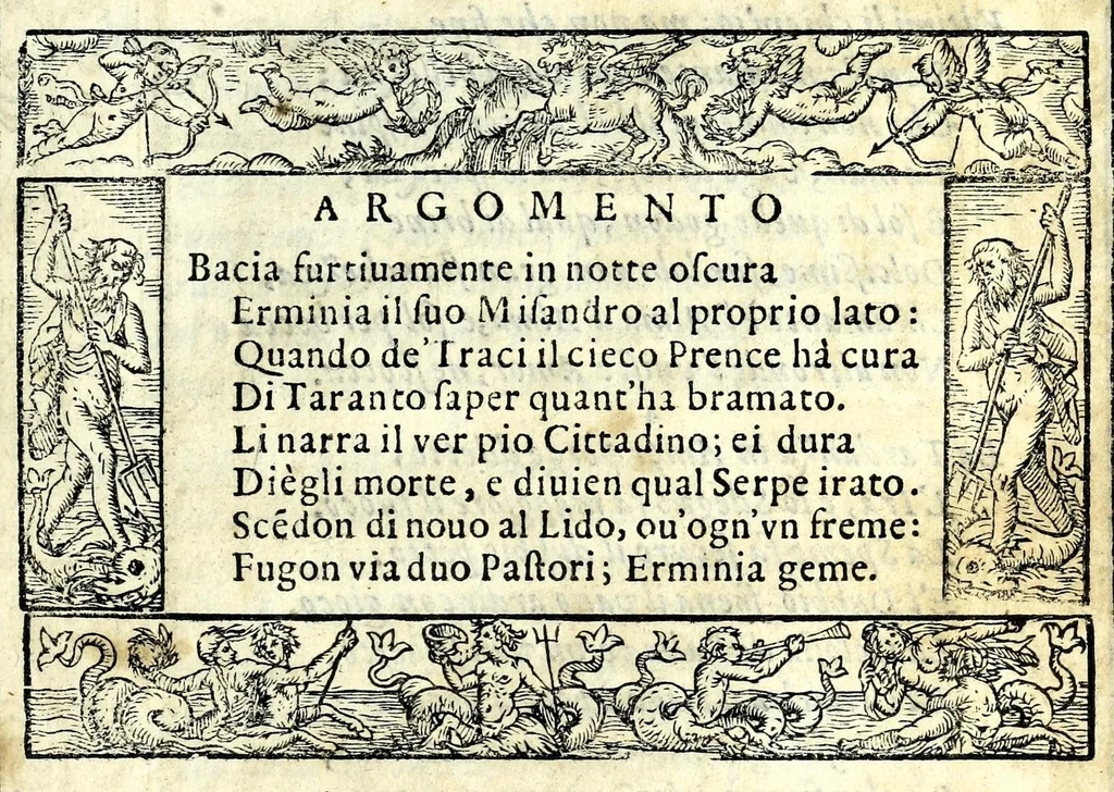 An illustration from Glorie di gverrieri e d'amanti in nvova impresa nella città di Taranto succedute, 1596, leaf 137