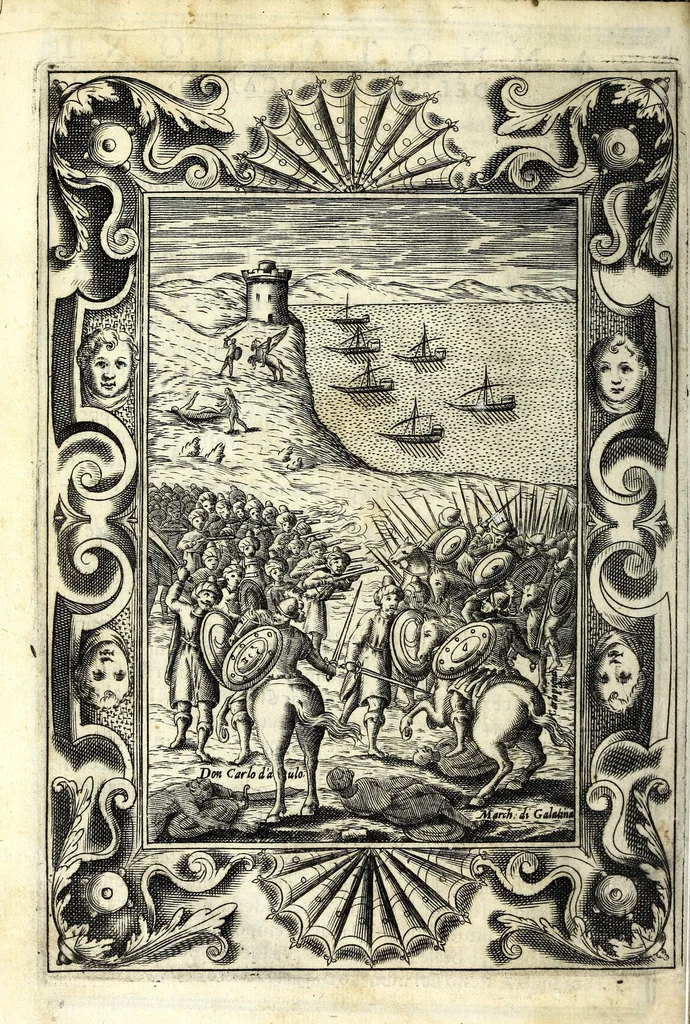 An illustration from Glorie di gverrieri e d'amanti in nvova impresa nella città di Taranto succedute, 1596, leaf 298