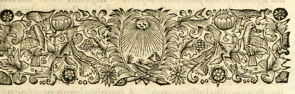 An illustration from Gloriosus Sanctus Romedius : ex comitibus de Thaur Andek, & Altae Guardiae dominis, vallis Annaniae in Tyroli apostolus, magnus thaumaturgus, & anachoreta, quem similem fecit Dominus in gloria sanctorum, & beatificavit illum in gloria (Eccli. 45) : nec non gloriosa domus comitum de Thun, illo Aggaei prophetae condecorata vaticinio, magna erit gloria domus istius (Cap. 2), 1699, leaf 109