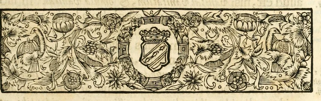 An illustration from Gloriosus Sanctus Romedius : ex comitibus de Thaur Andek, & Altae Guardiae dominis, vallis Annaniae in Tyroli apostolus, magnus thaumaturgus, & anachoreta, quem similem fecit Dominus in gloria sanctorum, & beatificavit illum in gloria (Eccli. 45) : nec non gloriosa domus comitum de Thun, illo Aggaei prophetae condecorata vaticinio, magna erit gloria domus istius (Cap. 2), 1699, leaf 115