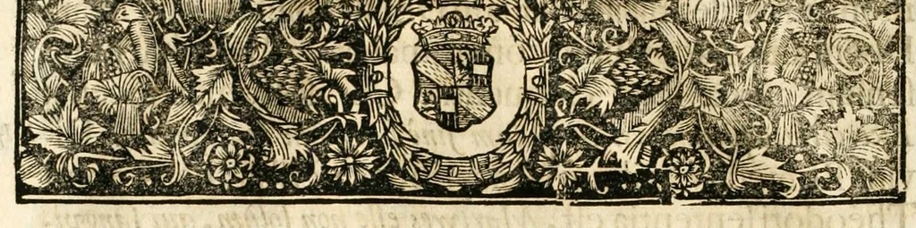 An illustration from Gloriosus Sanctus Romedius : ex comitibus de Thaur Andek, & Altae Guardiae dominis, vallis Annaniae in Tyroli apostolus, magnus thaumaturgus, & anachoreta, quem similem fecit Dominus in gloria sanctorum, & beatificavit illum in gloria (Eccli. 45) : nec non gloriosa domus comitum de Thun, illo Aggaei prophetae condecorata vaticinio, magna erit gloria domus istius (Cap. 2), 1699, leaf 142