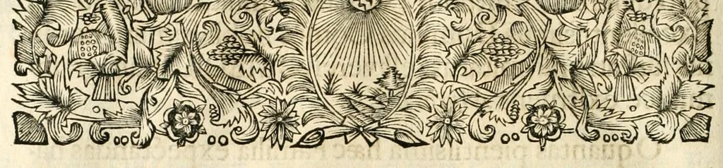 An illustration from Gloriosus Sanctus Romedius : ex comitibus de Thaur Andek, & Altae Guardiae dominis, vallis Annaniae in Tyroli apostolus, magnus thaumaturgus, & anachoreta, quem similem fecit Dominus in gloria sanctorum, & beatificavit illum in gloria (Eccli. 45) : nec non gloriosa domus comitum de Thun, illo Aggaei prophetae condecorata vaticinio, magna erit gloria domus istius (Cap. 2), 1699, leaf 188