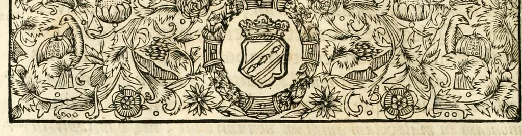 An illustration from Gloriosus Sanctus Romedius : ex comitibus de Thaur Andek, & Altae Guardiae dominis, vallis Annaniae in Tyroli apostolus, magnus thaumaturgus, & anachoreta, quem similem fecit Dominus in gloria sanctorum, & beatificavit illum in gloria (Eccli. 45) : nec non gloriosa domus comitum de Thun, illo Aggaei prophetae condecorata vaticinio, magna erit gloria domus istius (Cap. 2), 1699, leaf 192