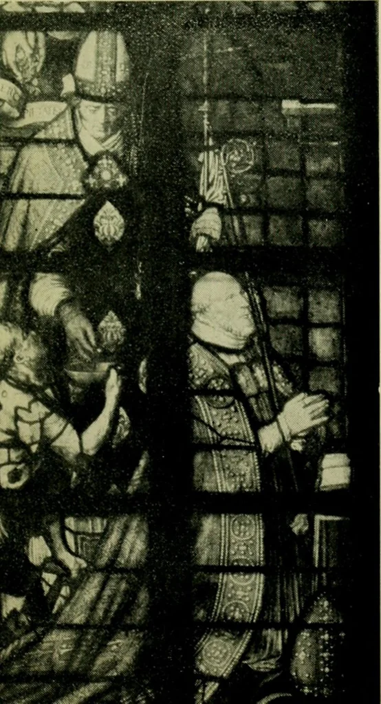 An illustration from Glorious glass at St. John's Church, Gouda, 1900, leaf 11
