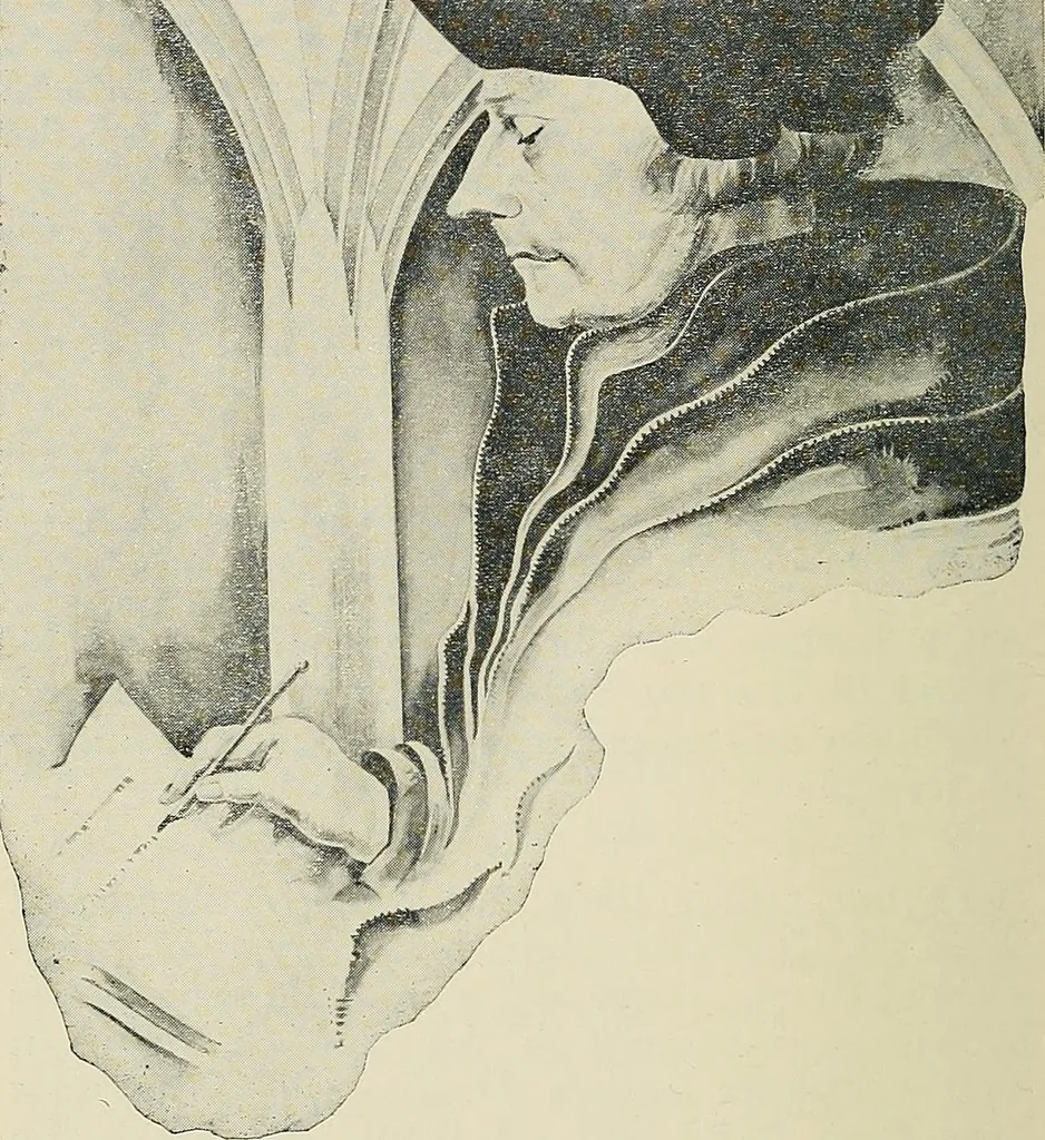 An illustration from Glorious glass at St. John's Church, Gouda, 1900, leaf 14