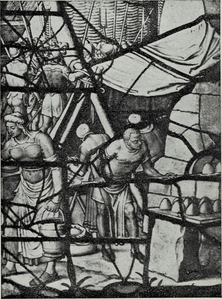 An illustration from Glorious glass at St. John's Church, Gouda, 1900, leaf 17
