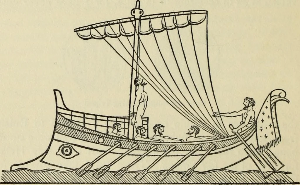 An illustration from The glory that was Greece : a survey of Hellenic culture and civilization, 1915, leaf 121
